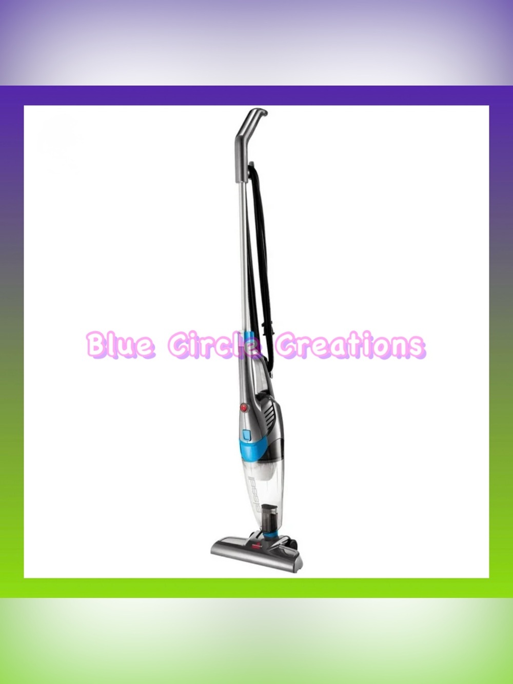 Bissell 3-in-1 Stick Vacuum Lightweight Bagless Blue & Gray